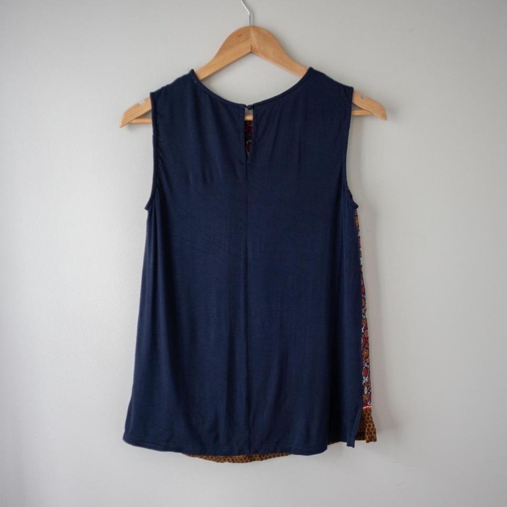 Boho Chic Maximalist Anthropologie Retro Tank - Picture 2 of 5